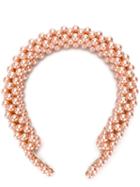 Shrimps Antonia Faux Pearl Headband - Pink