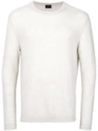 Jil Sander - Ribbed Crew Neck Sweater - Men - Wool - 50, Nude/neutrals, Wool