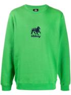 Stussy Embroidered Logo Sweater - Green