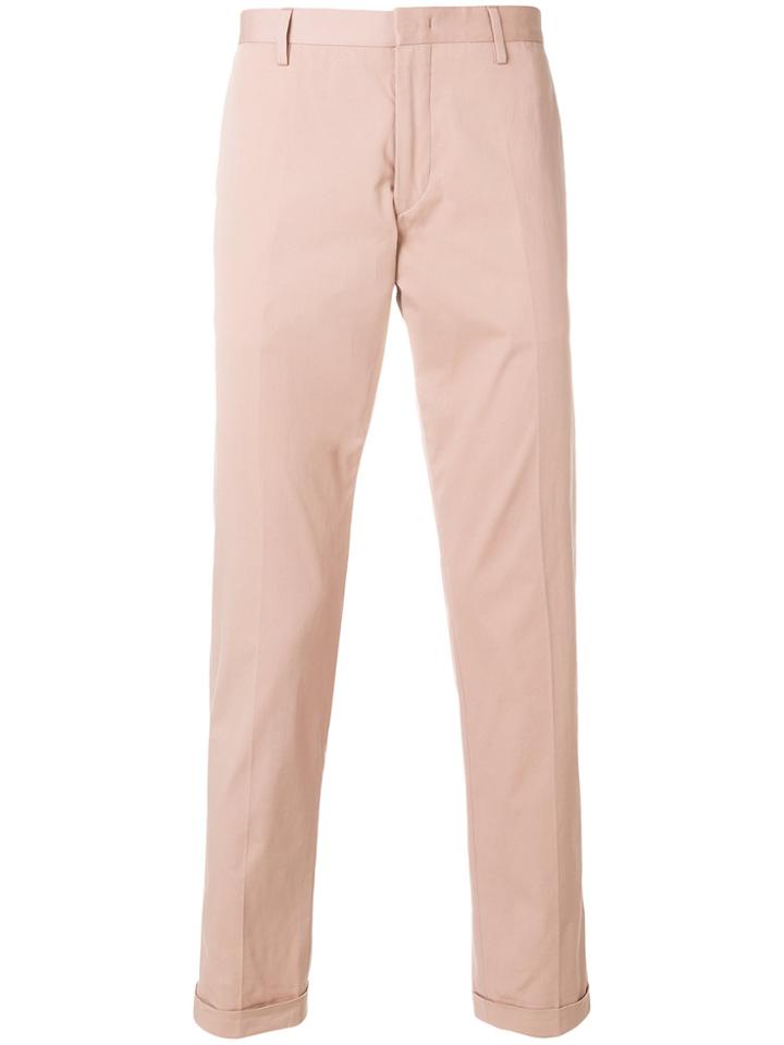 Paul Smith Slim-fit Chinos - Pink & Purple