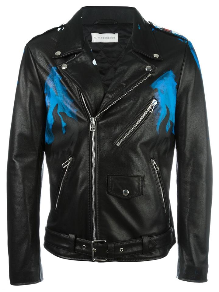 Faith Connexion Brexit Biker Jacket - Black