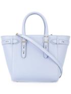 Aspinal Of London - Small 'marylebone' Crossbody Bag - Women - Leather - One Size, Blue, Leather
