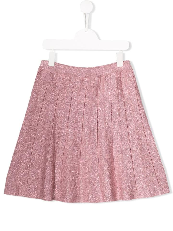 Alberta Ferretti Kids Teen Pleated Skirt - 042(rosa)