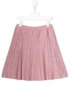 Alberta Ferretti Kids Teen Pleated Skirt - 042(rosa)