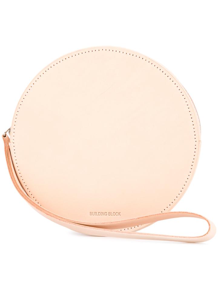 Building Block Puck Clutch Bag - Nude & Neutrals