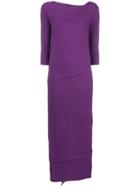 Pinko Agate Fitted Dress - Purple