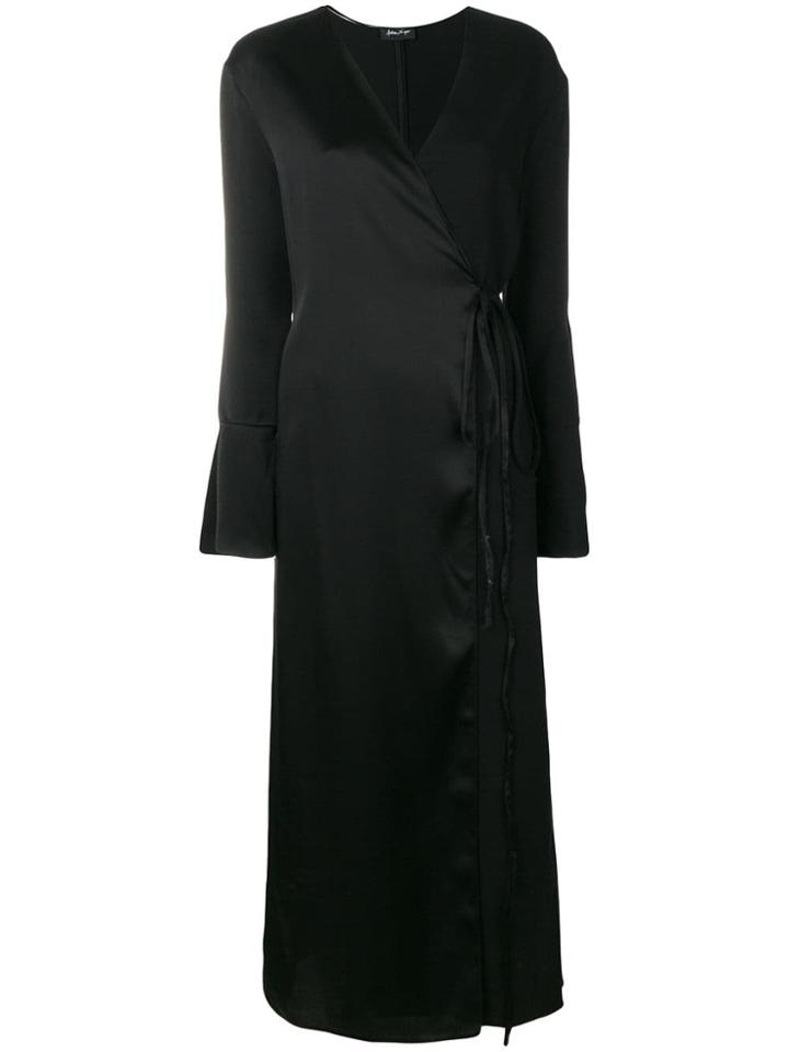 Andrea Ya'aqov Midi Shift Dress - Black