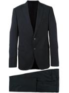 Armani Collezioni Pinstripe Suit, Men's, Size: 48, Grey, Acetate/viscose/virgin Wool