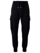 Helmut Lang Cropped Sweatpants, Women's, Size: Medium, Black, Cotton/nylon/viscose