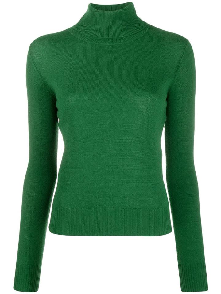 Aragona Roll Neck Jumper - Green