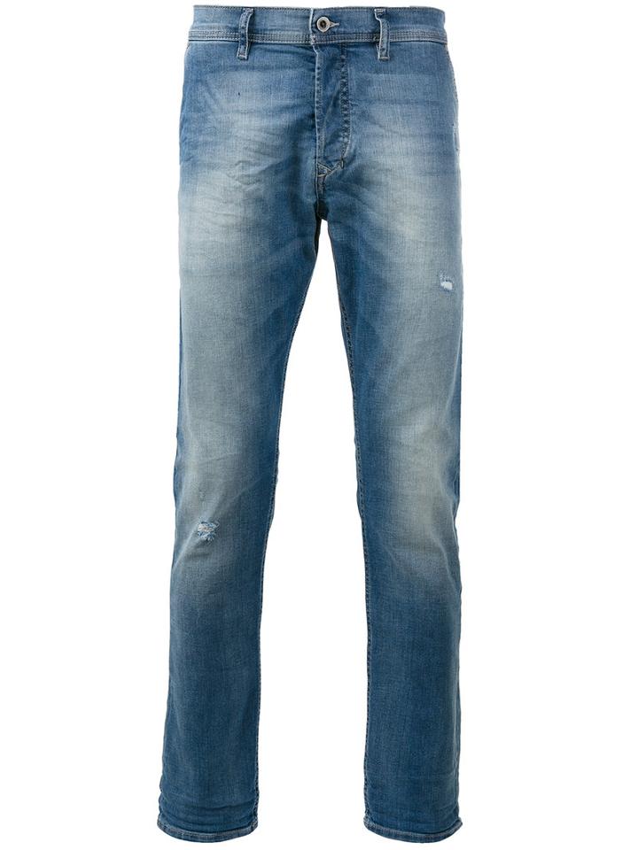 Diesel - Faded Effect Jeans - Men - Cotton/spandex/elastane - 34, Blue, Cotton/spandex/elastane