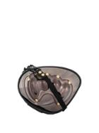 Innerraum Shell-embellished Crossbody Bag - Silver