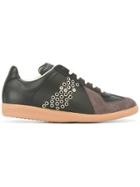 Maison Margiela Eyelet Pattern Trainers - Black