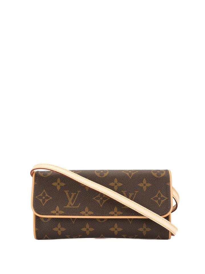 Louis Vuitton Vintage Pochette Twin Pm Shoulder Bag - Brown
