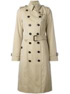 Burberry Double-breasted Belted Raincoat