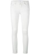 Iro 'ajusté' Skinny Jeans, Women's, Size: 27, White, Cotton/spandex/elastane