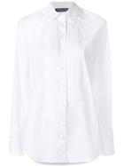 Twin-set Pleated Front Shirt - White