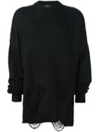 Misbhv 'osaka Ripped' Sweater, Adult Unisex, Size: Small, Black, Acrylic