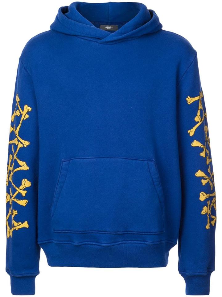 Amiri Printed Hoodie - Blue