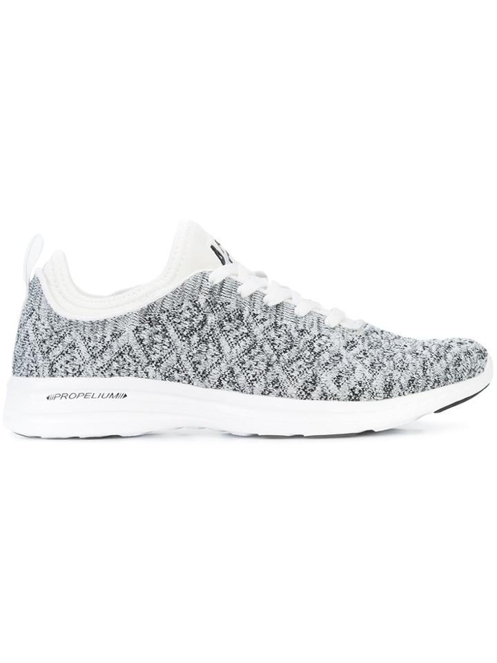 Apl Knitted Detail Sneakers - Grey