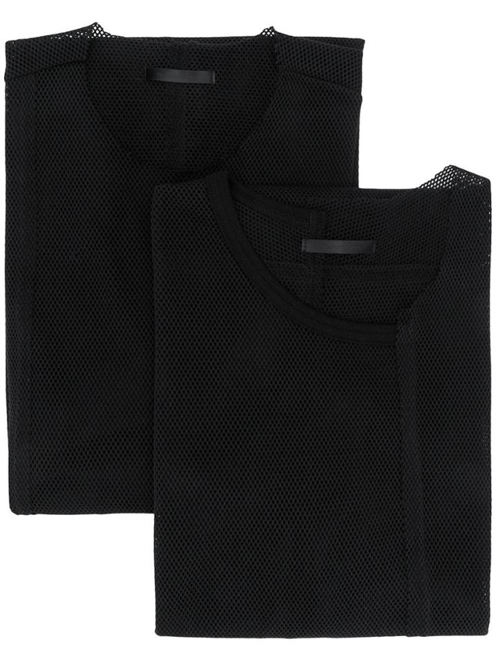 The Viridi-anne Mesh Tank Top - Black