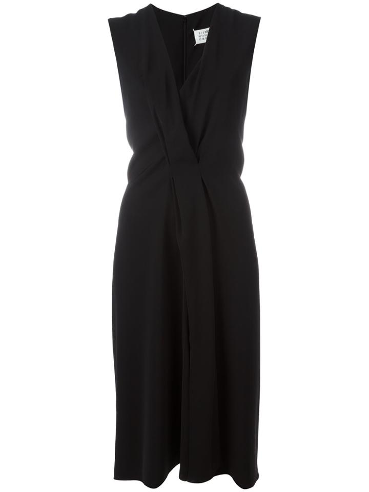 Maison Margiela Pleated Dress - Black