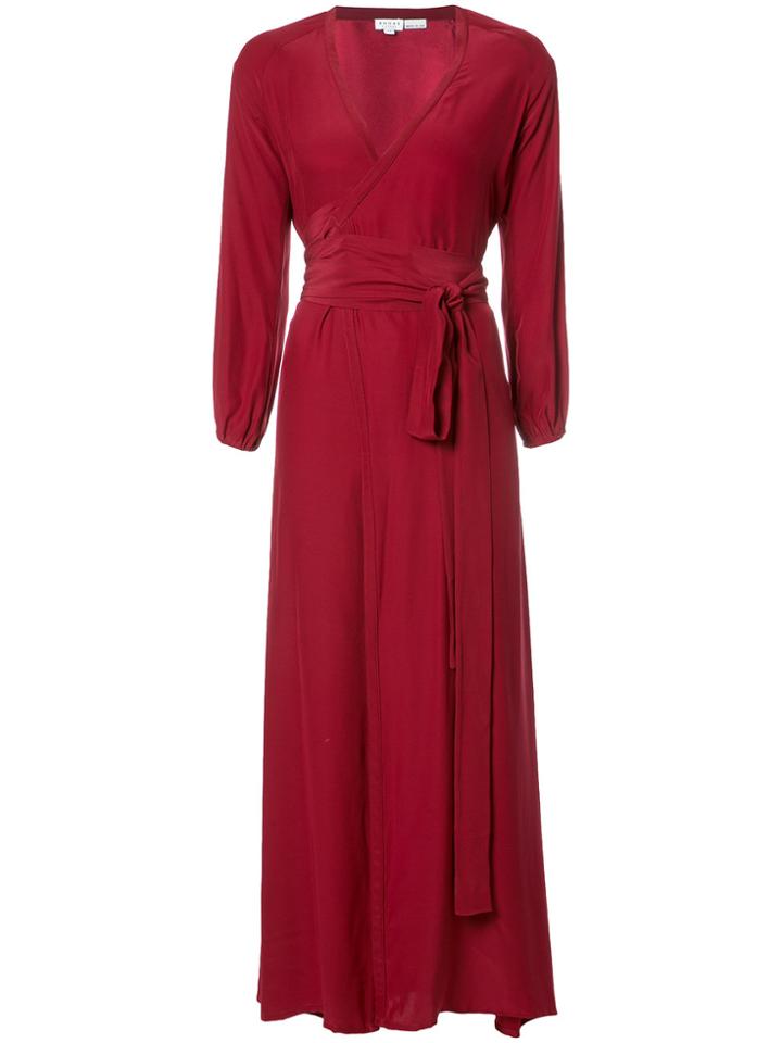 Rhode Resort Jagger Wrap Dress - Red