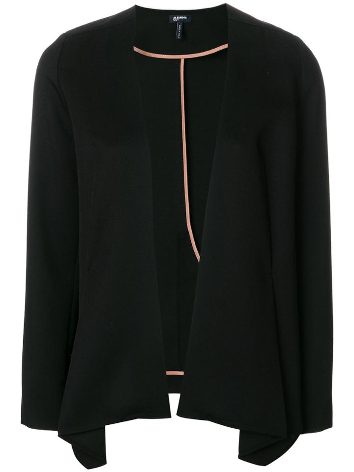 Jil Sander Navy Open Blazer - Black