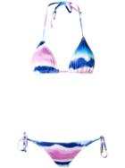 Sub Triangle Bikini Set, Women's, Size: P, Blue, Spandex/elastane/polyamide