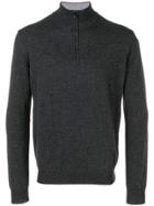 Corneliani Front Zip Sweater - Grey