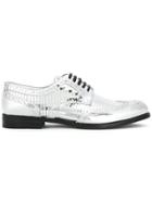 Dolce & Gabbana Mirrored Brogues - Metallic
