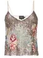 Patbo Glitter Detail Camisole Top - Pink