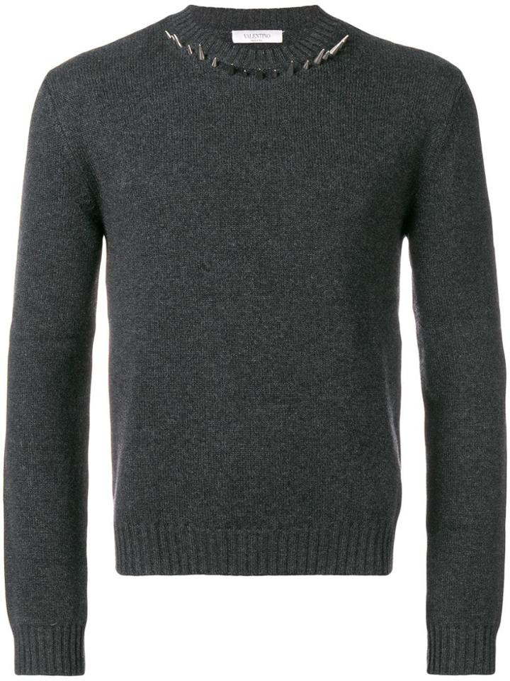 Valentino V-punk Maglia - Grey