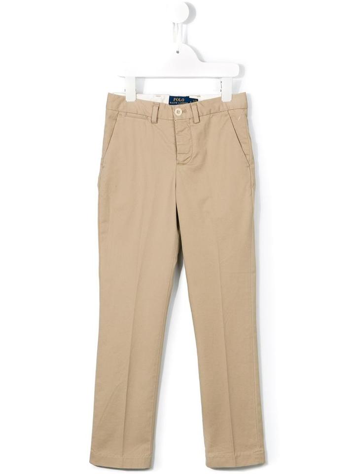 Ralph Lauren Kids Classic Chinos, Boy's, Size: 6 Yrs, Nude/neutrals