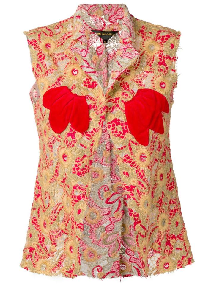 Comme Des Garçons Vintage Embroidered Waistcoat