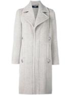 Versus Embellished Coat, Women's, Size: 38, Nude/neutrals, Polyamide/spandex/elastane/viscose/wool