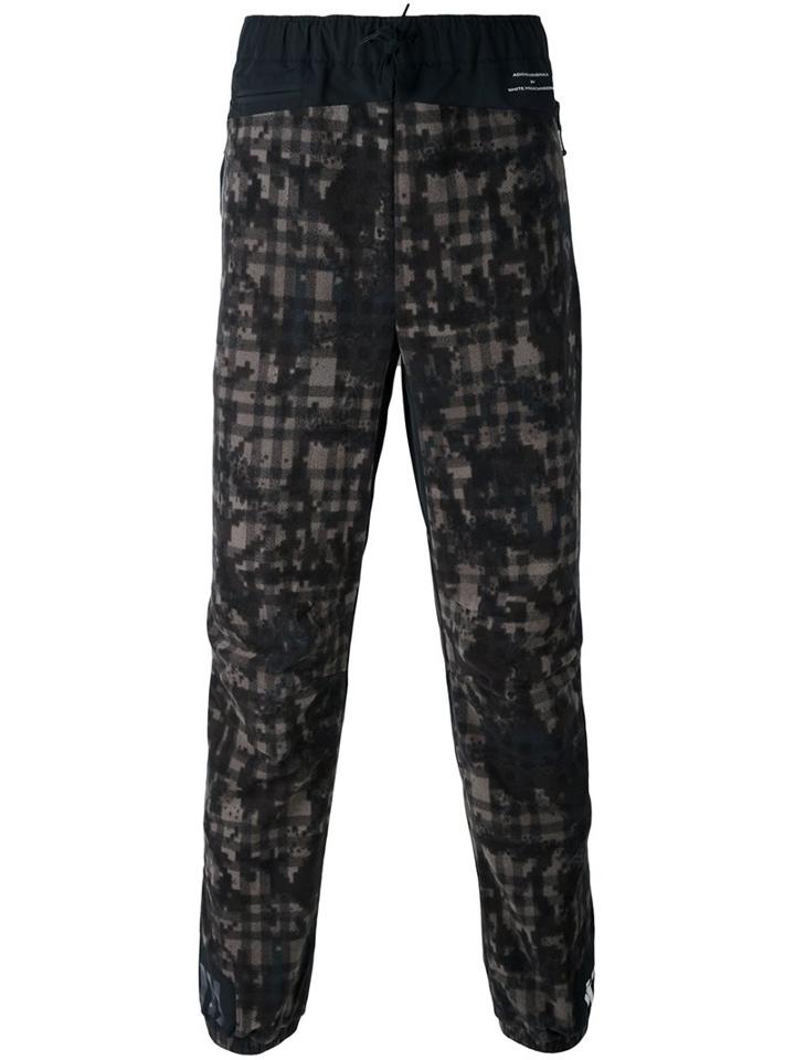 Adidas By White Mountaineering - Adidas Originals X White Mountaineering Patterned Track Pants - Men - Polyester - Xs, Black, Polyester