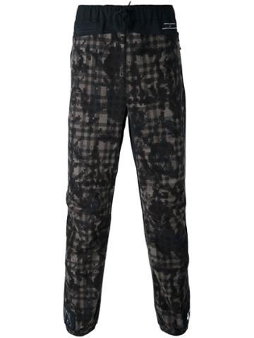 Adidas By White Mountaineering - Adidas Originals X White Mountaineering Patterned Track Pants - Men - Polyester - Xs, Black, Polyester