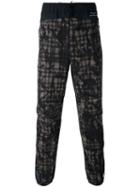 Adidas By White Mountaineering - Adidas Originals X White Mountaineering Patterned Track Pants - Men - Polyester - Xs, Black, Polyester