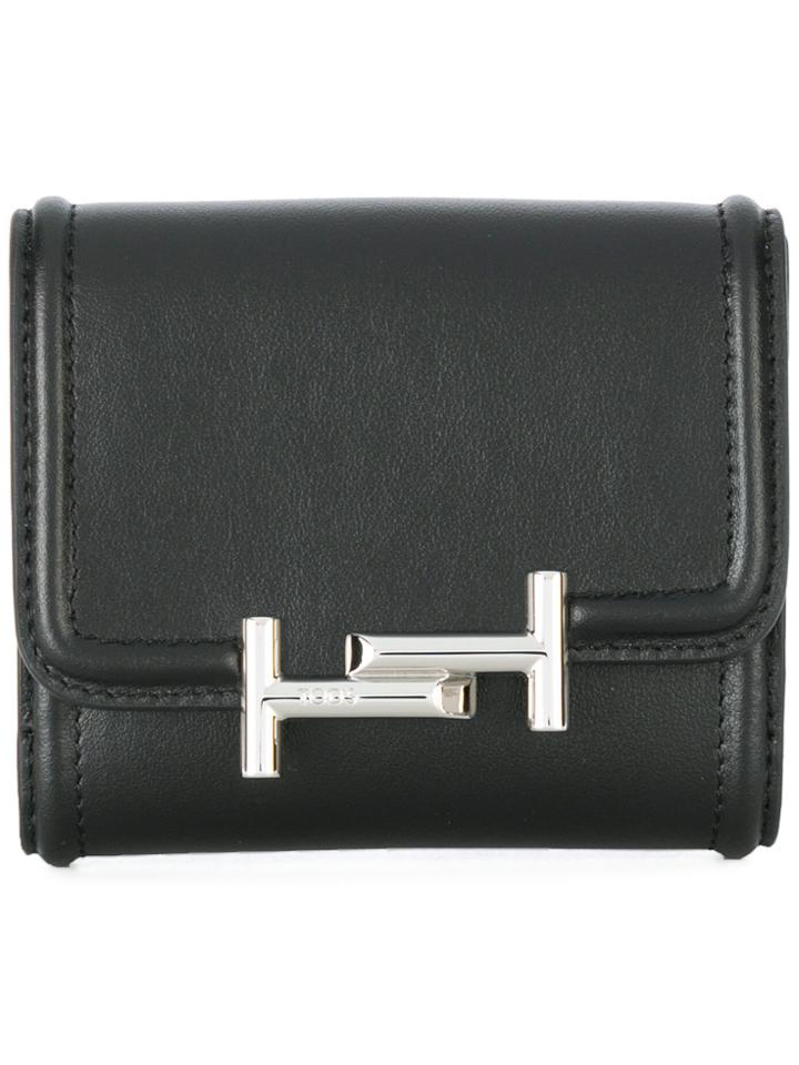 Tod's Double T Wallet - Black