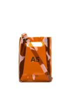 Nana-nana Transparent A5 Cross Body Bag - Brown