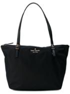 Logo Print Tote Bag - Women - Leather/polyamide/polyester - One Size, Black, Leather/polyamide/polyester, Kate Spade
