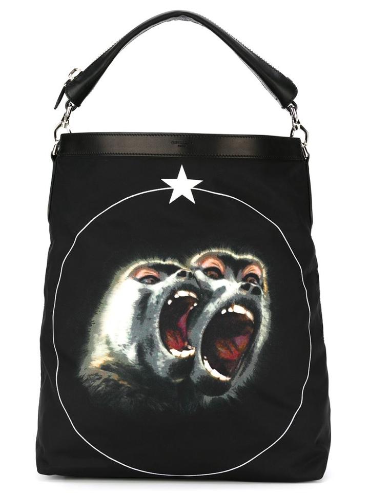 Givenchy - Monkey Brothers Shoulder Bag - Men - Leather/polyamide - One Size, Black, Leather/polyamide