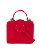 Mehry Mu Small Red Suede Fey Box Bag