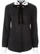 Vivetta 'canapetta' Shirt, Women's, Size: 42, Black, Cotton/spandex/elastane