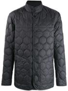 Z Zegna Quilted Long Sleeve Jacket - Grey