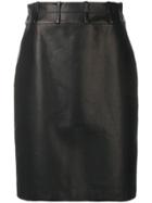 Partow Cora Pencil Skirt - Black