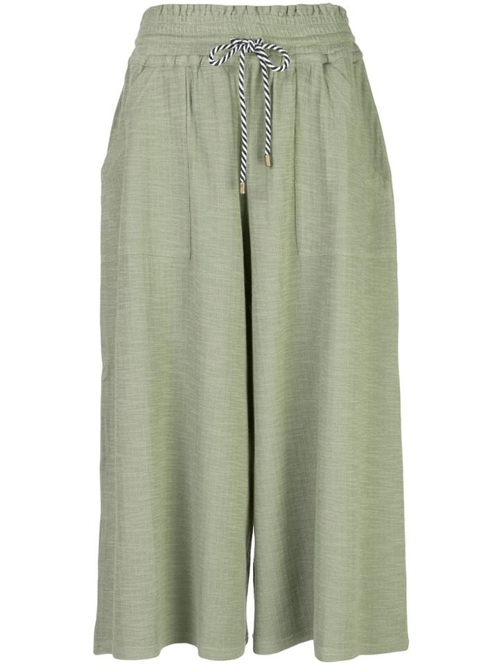 Apiece Apart Galicia Cropped Trousers - Green