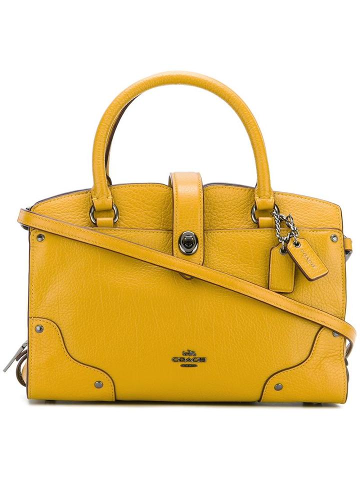 Coach 'mercer' Tote, Women's, Yellow/orange