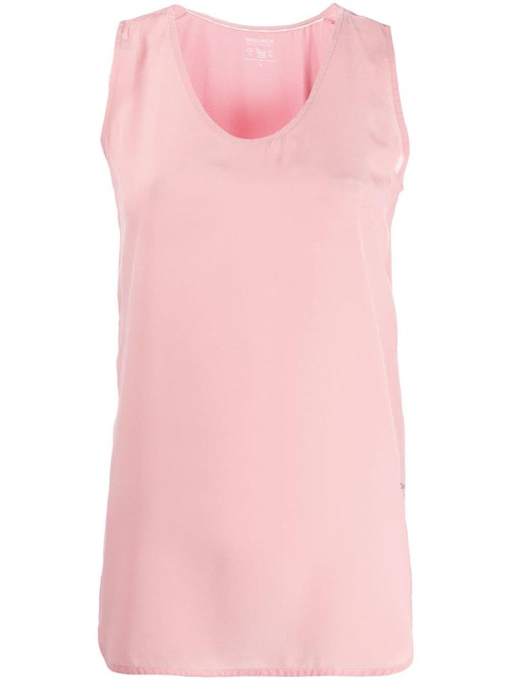 Woolrich Sleeveless Tank Top - Pink